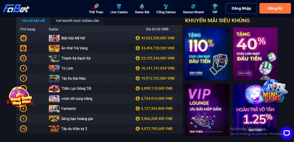 Chương trình VIP ok365 bet